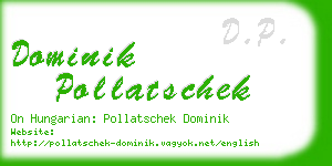 dominik pollatschek business card